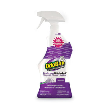 OdoBan® Rtu Odor Eliminator And Disinfectant, Lavender, 32 Oz Spray Bottle, 12-carton freeshipping - TVN Wholesale